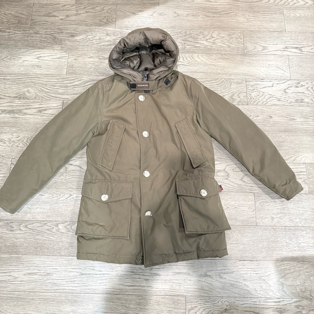 Woolrich Men's Olive Arctic Parka Size XS Mens